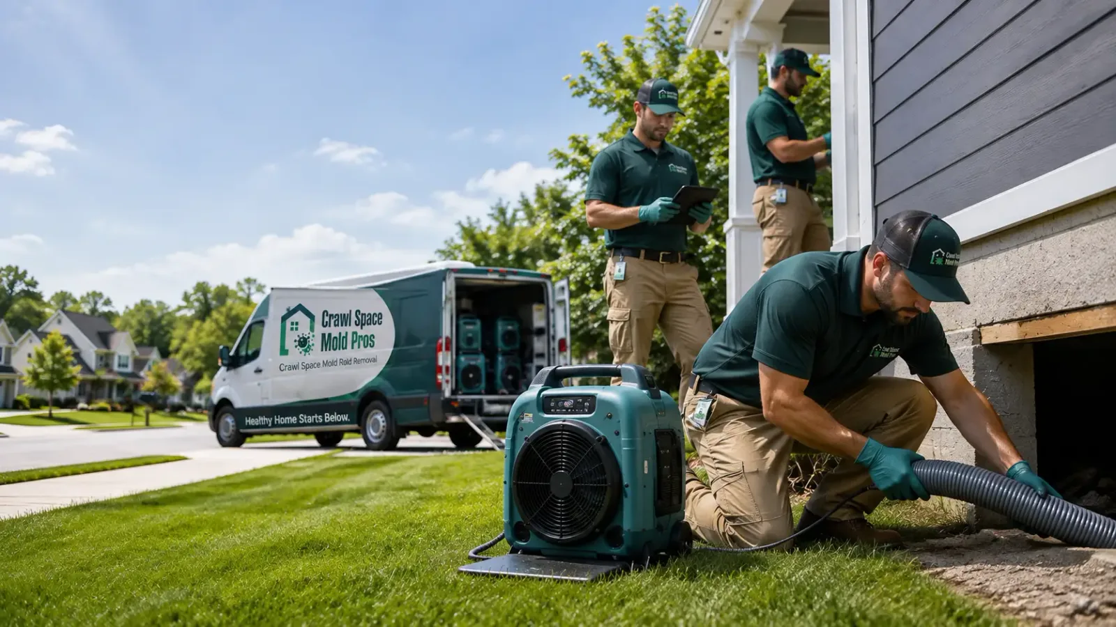 Crawl Space Mold Removal in Northbridge, MA